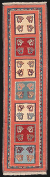 Afschar-Tabii - Persien - Größe 190 x 51 cm