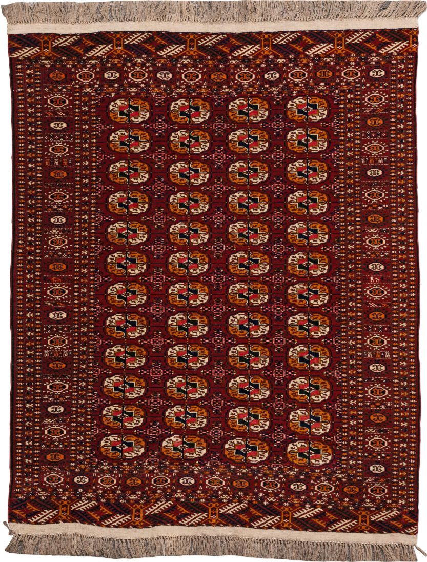 Bild eines Bochara aus Turkmenistan in der Göße 163 x 133 cm