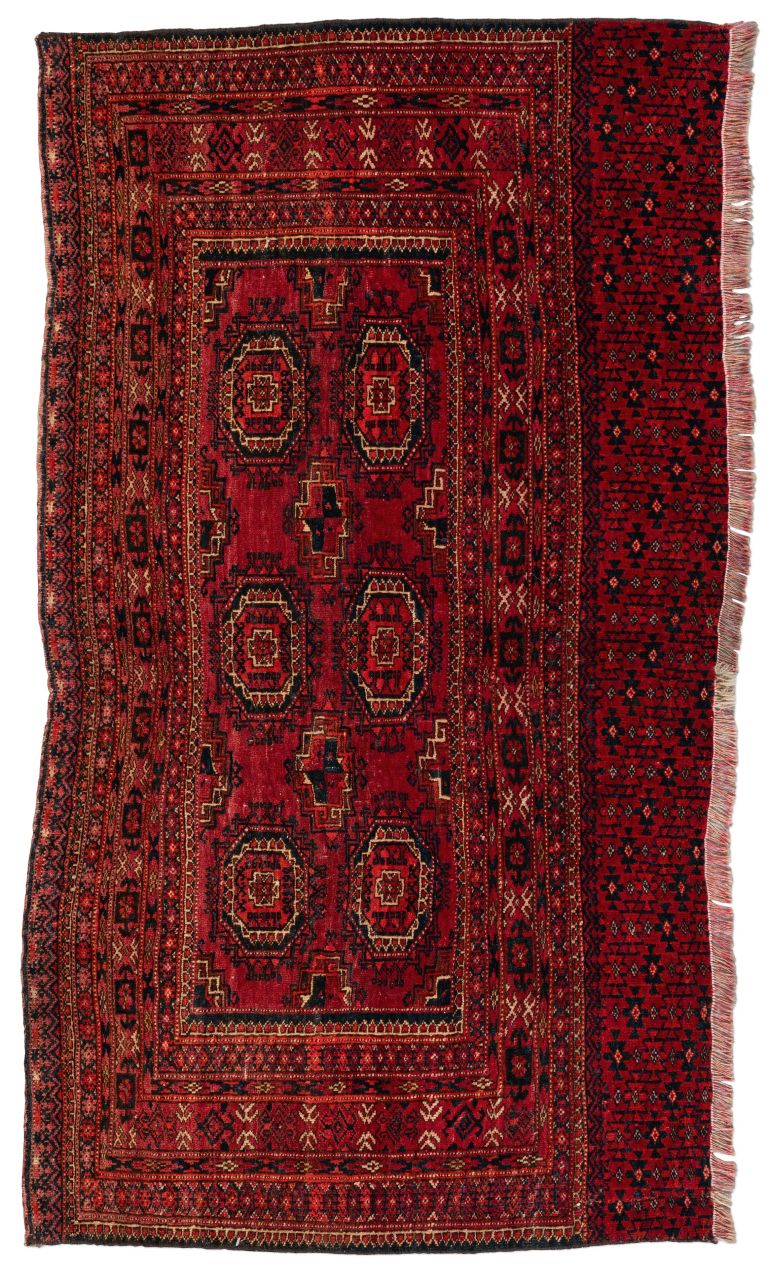 Bild eines Tekke aus Turkmenistan in der Göße 131 x 73 cm
