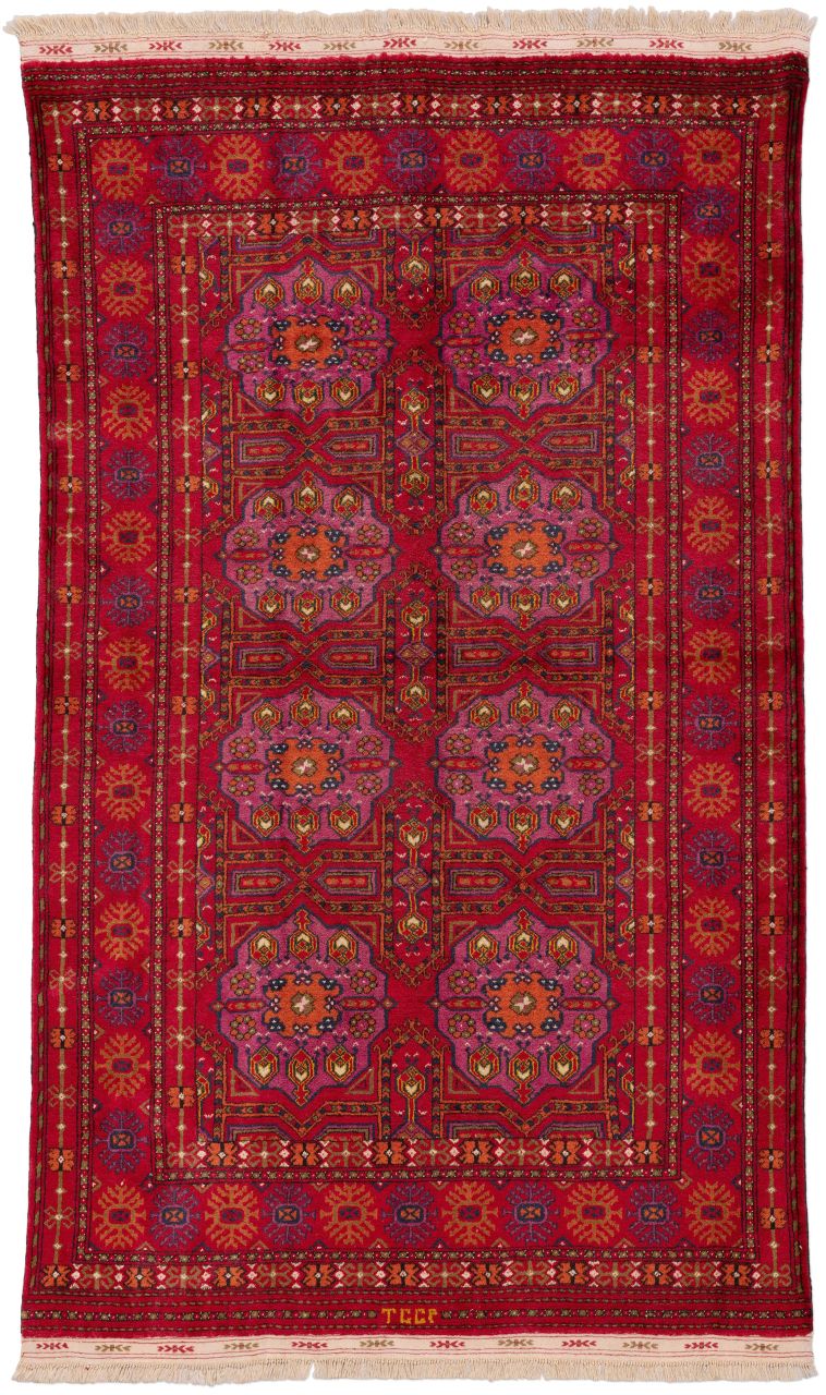 Bild eines Kizelayak aus Turkmenistan in der Göße 259 x 151 cm